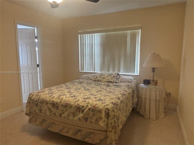 1635 W 44th Pl Unit 509, Hialeah, FL 33012 - bedroom with carpet floors and ceiling fan