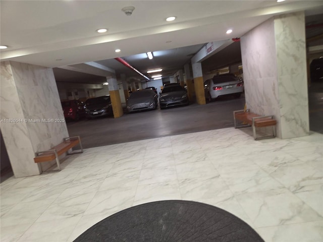 7135 Collins Ave Unit 424, Miami Beach, FL 33141 - parking garage featuring recessed lighting