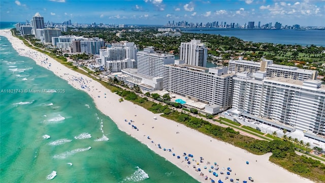 5555 Collins Ave Unit 7N, Miami Beach, FL 33140 - bird's eye view of skyline and extended coastline