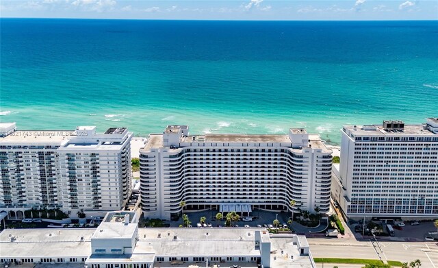 5555 Collins Ave Unit 7N, Miami Beach, FL 33140 - drone / aerial view of a nearby body of water