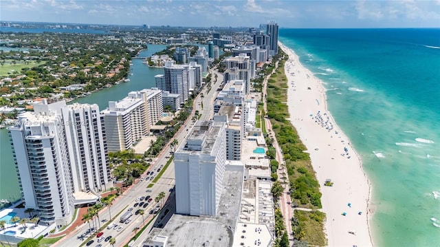 5555 Collins Ave Unit 7N, Miami Beach, FL 33140 - view of urban area featuring expansive beach