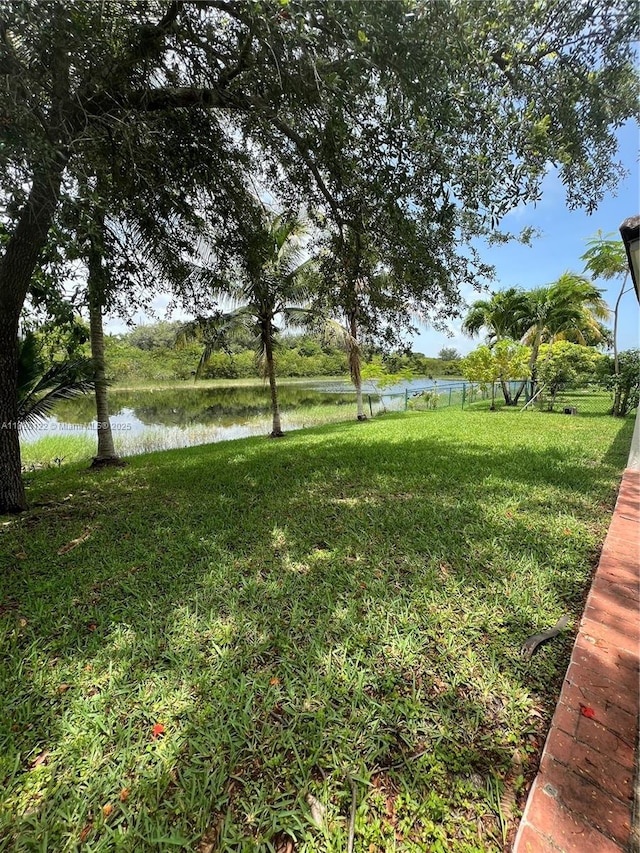 16546 SW 39th St, Miramar, FL 33027 - view of yard with a water view