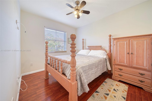 6440 NW 114th Ave Unit 434, Doral, FL 33178 - bedroom featuring wood finished floors and a ceiling fan
