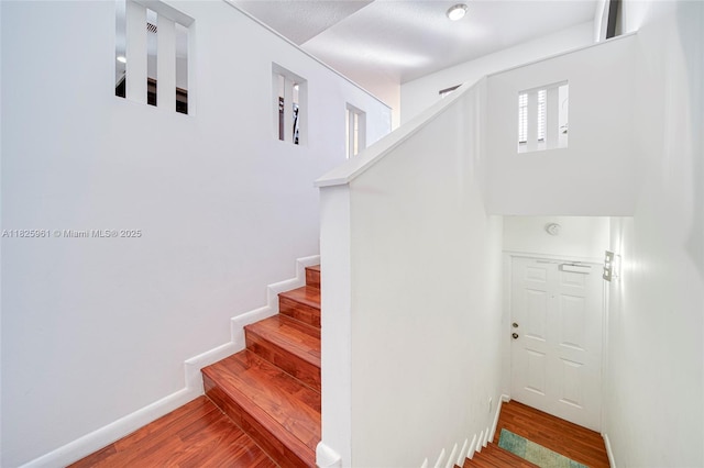 6440 NW 114th Ave Unit 434, Doral, FL 33178 - stairway featuring wood finished floors