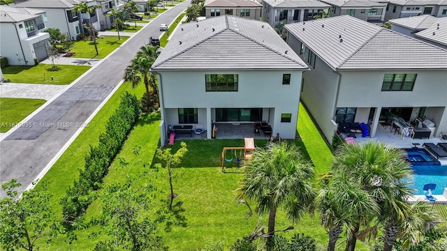20273 Bandon Dunes Rd, Boca Raton, FL 33434 - aerial view of residential area with a pool