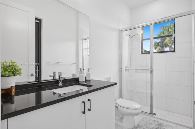 20273 Bandon Dunes Rd, Boca Raton, FL 33434 - bathroom with vanity and a shower stall