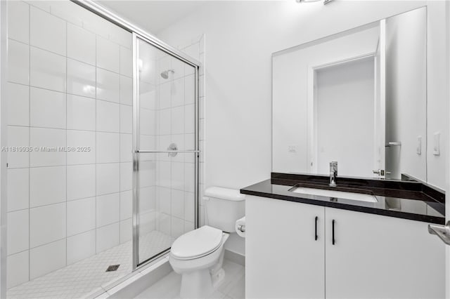 20273 Bandon Dunes Rd, Boca Raton, FL 33434 - bathroom featuring vanity and a shower stall