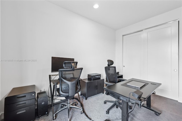 20273 Bandon Dunes Rd, Boca Raton, FL 33434 - office area featuring carpet and recessed lighting
