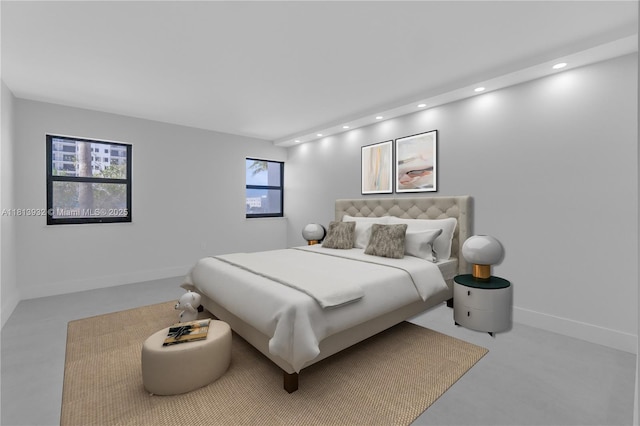 1201 S Ocean Dr Unit 507S, Hollywood, FL 33019 - bedroom with recessed lighting and baseboards