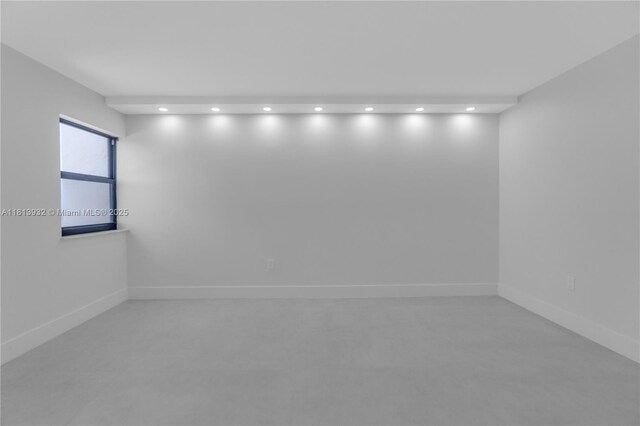 1201 S Ocean Dr Unit 507S, Hollywood, FL 33019 - spare room featuring recessed lighting and baseboards