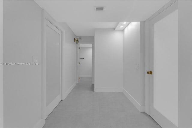 1201 S Ocean Dr Unit 507S, Hollywood, FL 33019 - hall featuring recessed lighting and baseboards