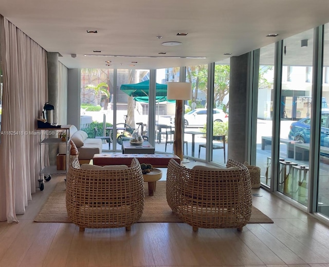 6080 Collins Ave Unit 506, Miami Beach, FL 33140 - building lobby featuring floor to ceiling windows