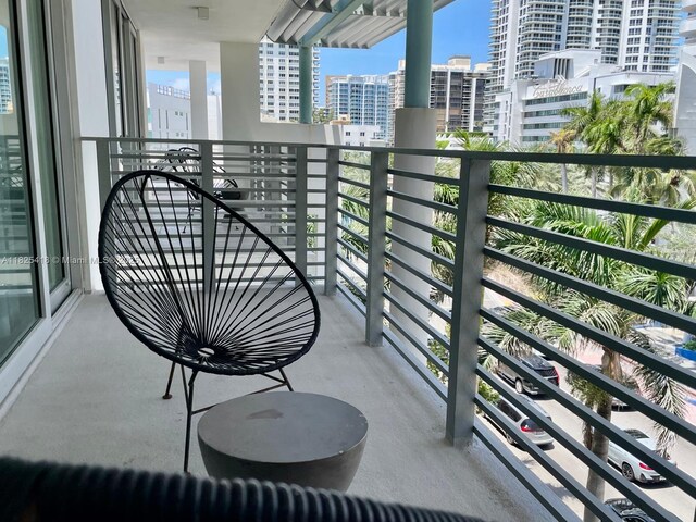 6080 Collins Ave Unit 506, Miami Beach, FL 33140 - balcony featuring a city view