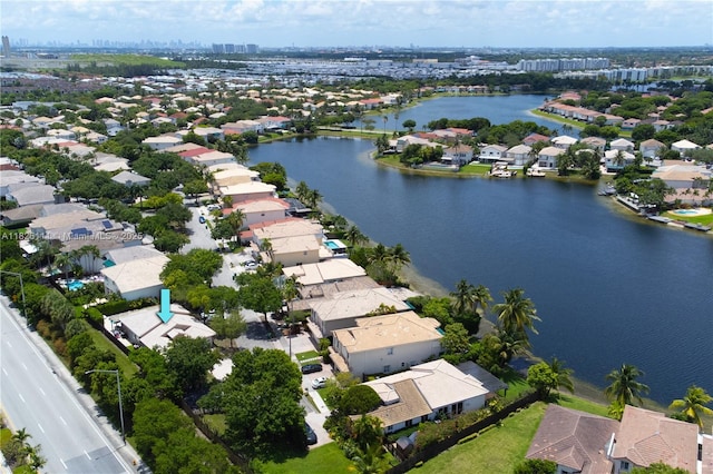 10989 NW 73rd Ter, Doral, FL 33178 - aerial view of property and surrounding area with nearby suburban area and a large body of water