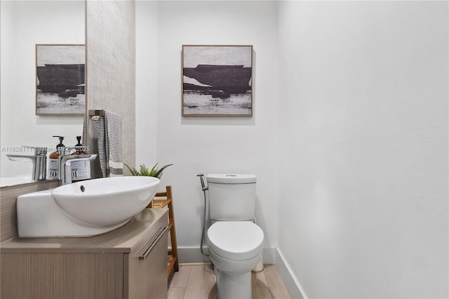 10989 NW 73rd Ter, Doral, FL 33178 - bathroom with vanity and wood finished floors