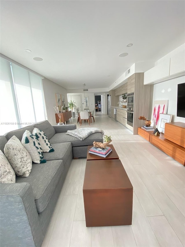 6620 Indian Creek Dr Unit 617, Miami Beach, FL 33141 - living room with light tile patterned floors