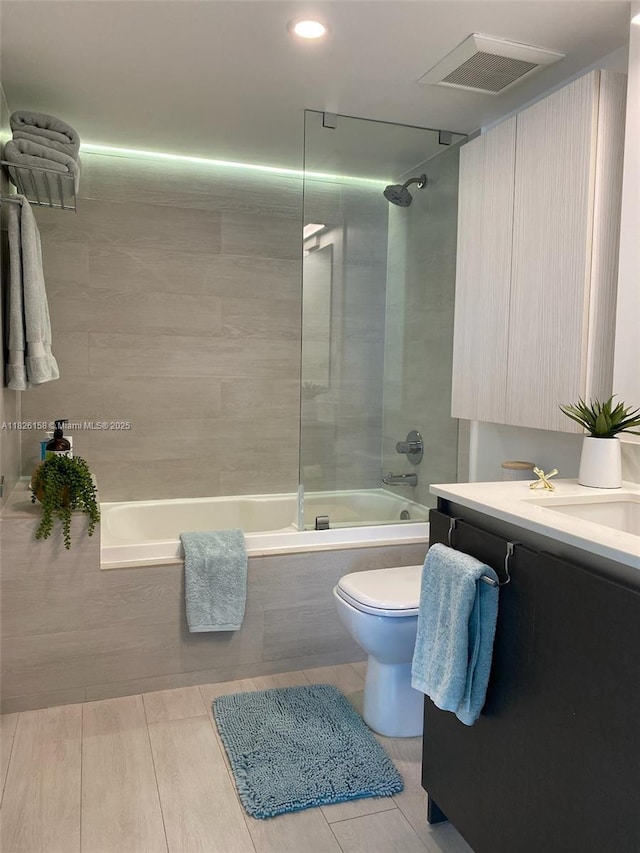 6620 Indian Creek Dr Unit 617, Miami Beach, FL 33141 - bathroom featuring tiled shower / bath and vanity