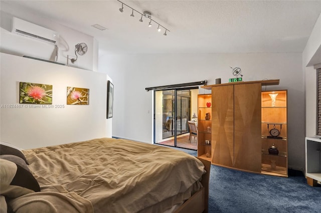 3820 SW 106th Ter, Davie, FL 33328 - carpeted bedroom with access to outside and a wall unit AC