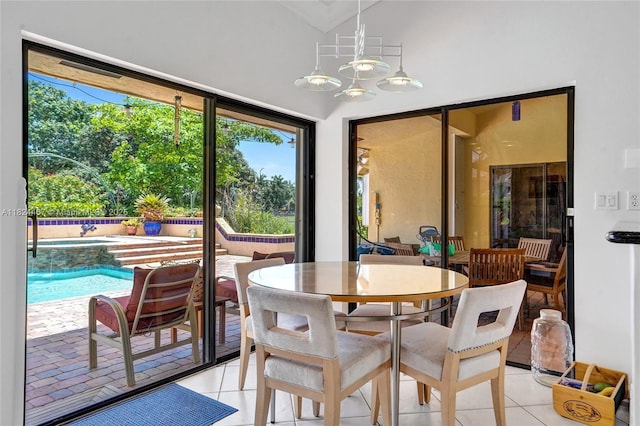 3820 SW 106th Ter, Davie, FL 33328 - dining space featuring light tile patterned flooring