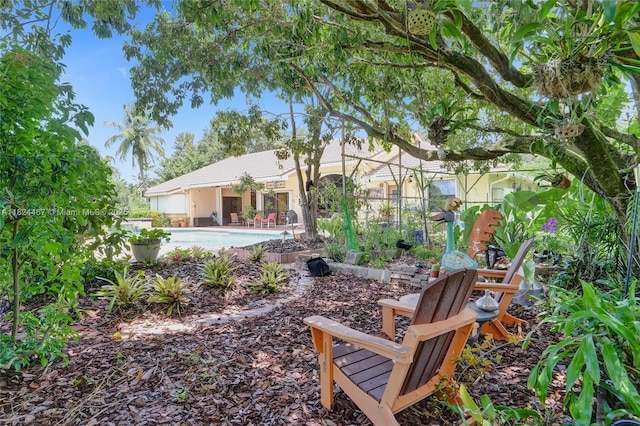 3820 SW 106th Ter, Davie, FL 33328 - view of yard featuring an outdoor pool