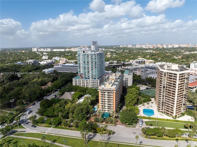 2951 S Bayshore Dr Unit 717, Miami, FL 33133 - view of urban area with a pool