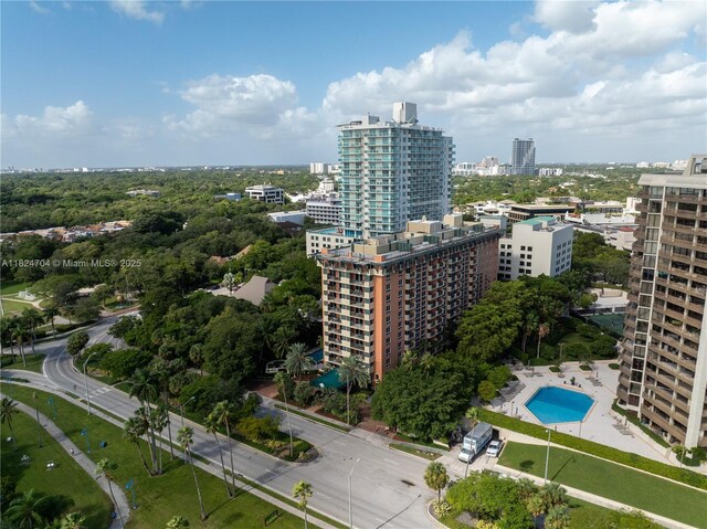 2951 S Bayshore Dr Unit 717, Miami, FL 33133 - view of urban area with a pool