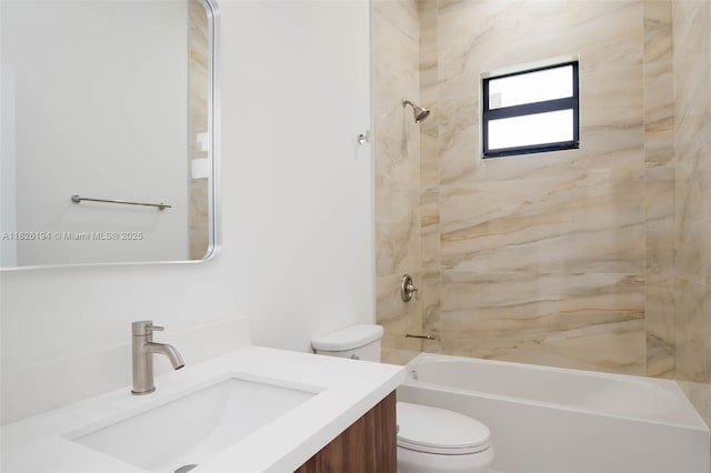 3216 40th St SW, Lehigh Acres, FL 33976 - bathroom featuring vanity and shower / bathtub combination