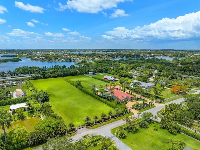 17490 SW 70th Pl, Southwest Ranches, FL 33331 - drone / aerial view of a large body of water and a tree filled landscape