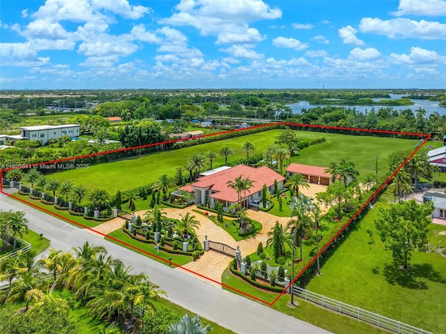 17490 SW 70th Pl, Southwest Ranches, FL 33331 - drone / aerial view of a nearby body of water and a tree filled landscape