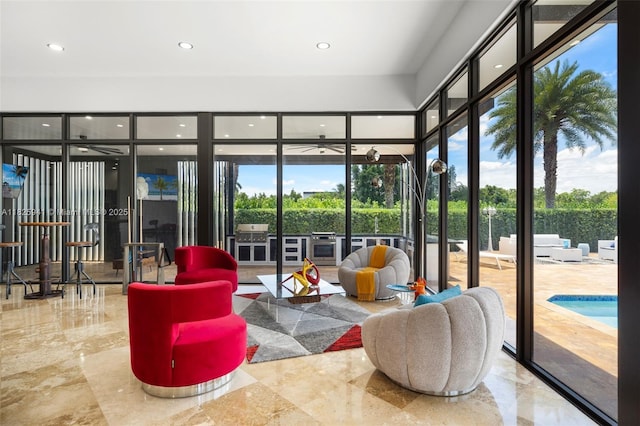 17490 SW 70th Pl, Southwest Ranches, FL 33331 - common area with recessed lighting