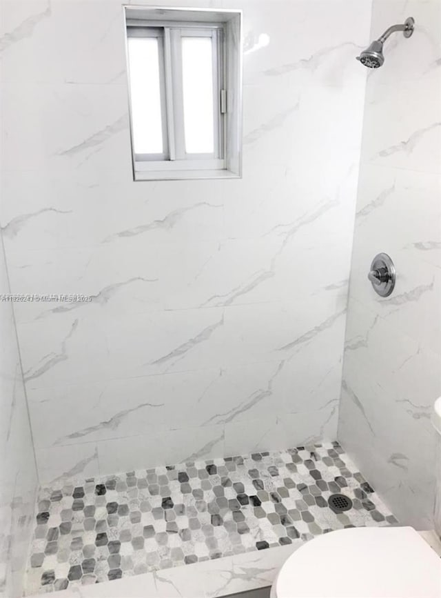 6710 SW 18th Ct, North Lauderdale, FL 33068 - full bath with a marble finish shower and toilet