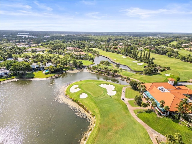 9047 Baybury Ln, West Palm Beach, FL 33411 - aerial view of residential area featuring a large body of water and a golf club