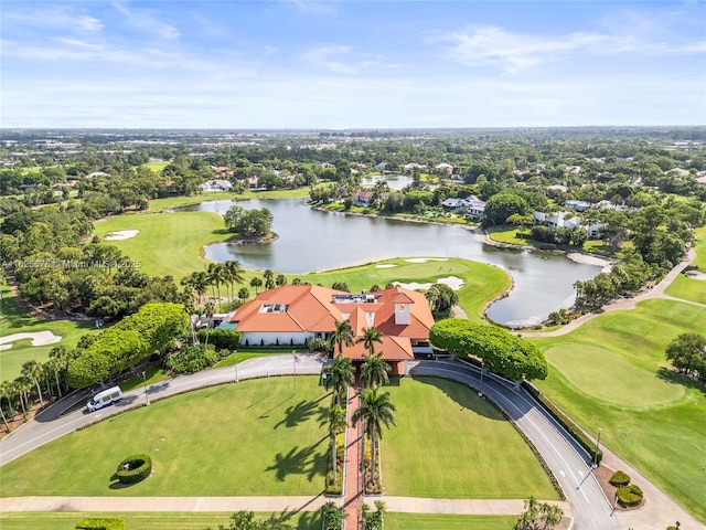 9047 Baybury Ln, West Palm Beach, FL 33411 - aerial perspective of suburban area featuring a large body of water and a golf club