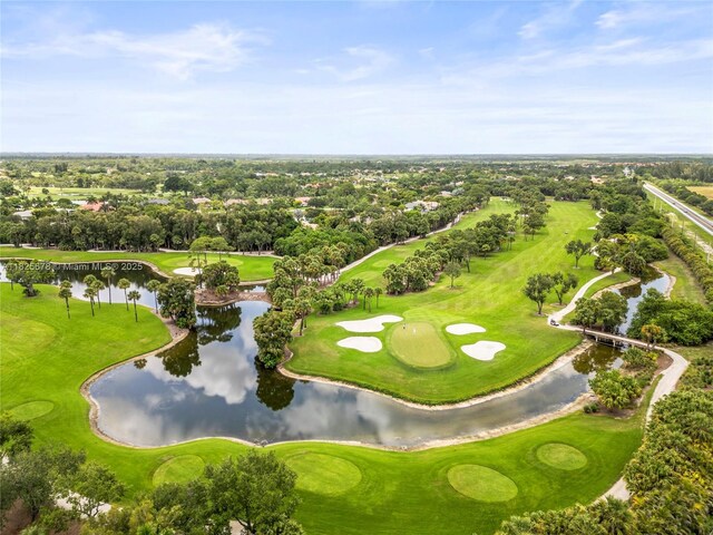 9047 Baybury Ln, West Palm Beach, FL 33411 - bird's eye view of a large body of water and a local golf course