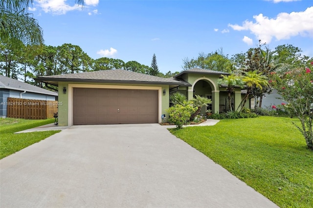 1025 SW Placetas Ave, Port St Lucie, FL 34953 - view of front of property featuring stucco siding, driveway, and a garage