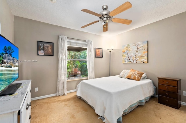 1025 SW Placetas Ave, Port St Lucie, FL 34953 - bedroom with light colored carpet and a ceiling fan