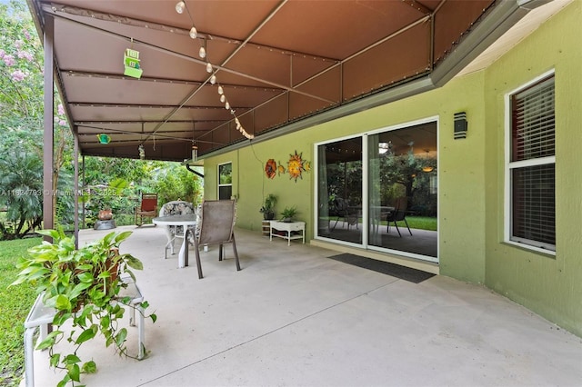 1025 SW Placetas Ave, Port St Lucie, FL 34953 - view of patio / terrace with outdoor dining space