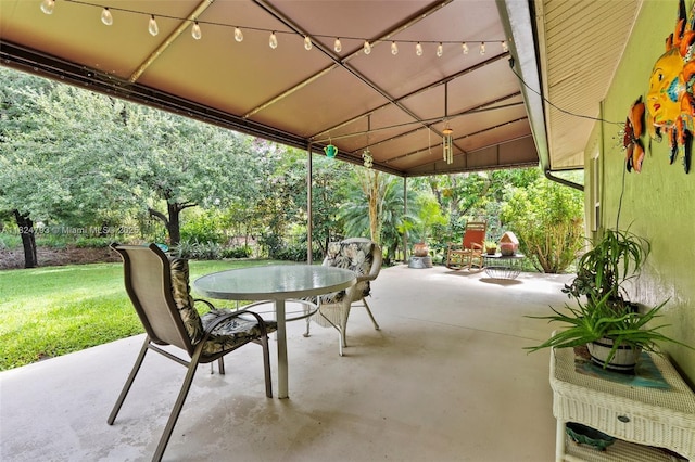 1025 SW Placetas Ave, Port St Lucie, FL 34953 - view of patio featuring outdoor dining space