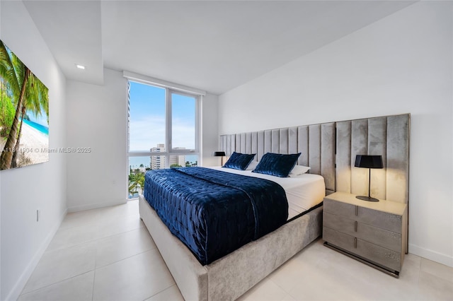 401 N Birch Rd Unit 1100, Fort Lauderdale, FL 33304 - tiled bedroom with baseboards
