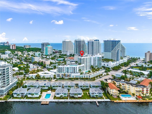 401 N Birch Rd Unit 1100, Fort Lauderdale, FL 33304 - view of urban area with a nearby body of water