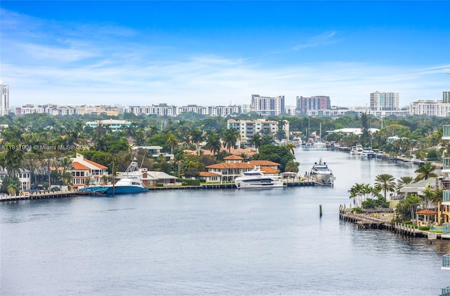 401 N Birch Rd Unit 1100, Fort Lauderdale, FL 33304 - water view featuring nearby urban area