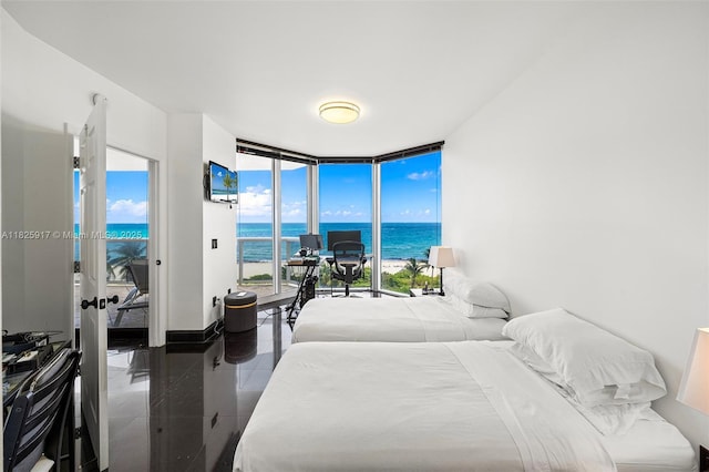 4779 Collins Ave Unit 702, Miami Beach, FL 33140 - bedroom with floor to ceiling windows