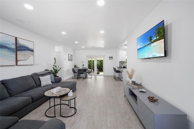 5290 Palm Ave, Hialeah, FL 33012 - living area with light wood finished floors and recessed lighting