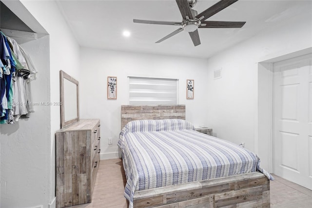 5290 Palm Ave, Hialeah, FL 33012 - bedroom with ceiling fan and recessed lighting