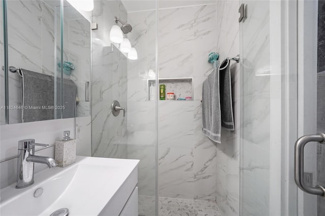 5290 Palm Ave, Hialeah, FL 33012 - full bath with a marble finish shower and vanity