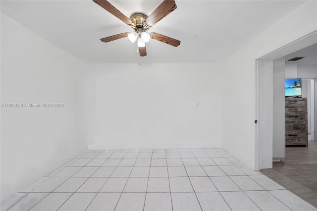 5290 Palm Ave, Hialeah, FL 33012 - spare room featuring ceiling fan