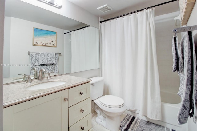 15549 N Miami Lakeway N Unit 104, Miami Lakes, FL 33014 - bathroom featuring vanity, shower / tub combo, and tile patterned flooring