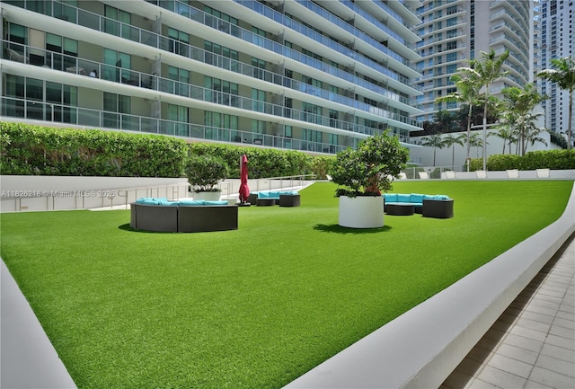 1111 SW 1st Ave Unit 721-N, Miami, FL 33130 - view of home's community with an outdoor living space