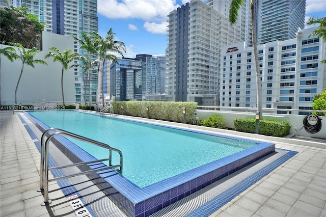 1111 SW 1st Ave Unit 721-N, Miami, FL 33130 - community pool with a city view