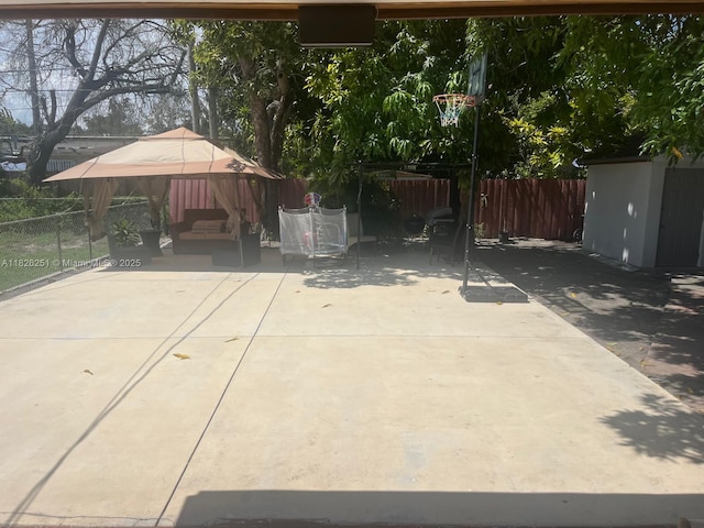 217 E 20th St, Hialeah, FL 33010 - view of patio / terrace featuring a gazebo